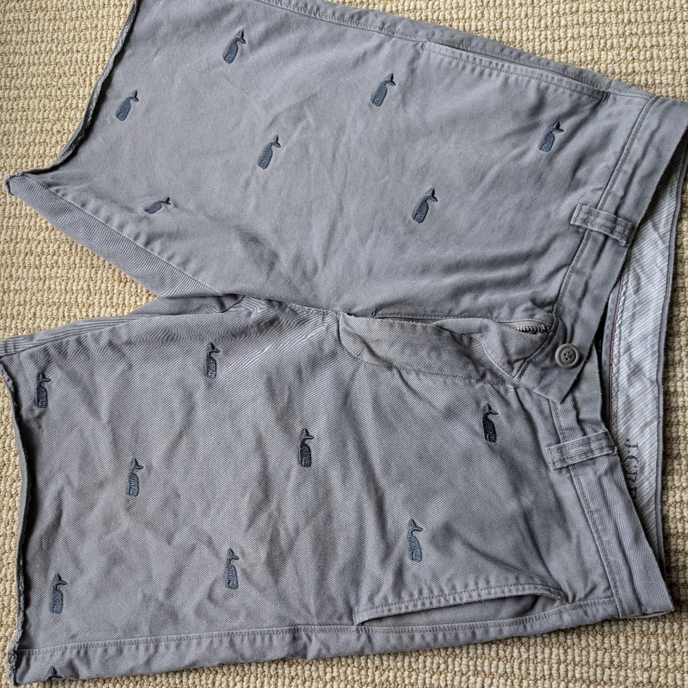 Vintage Whale Critter J.Crew cutoff mens shorts 30